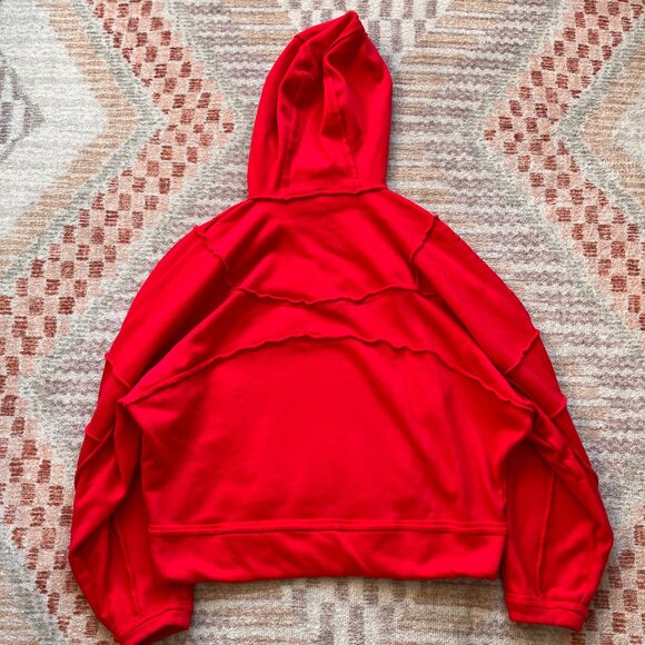 ALO Yoga Women's Dimension Hoodie in Red Size Medium - Picture 4 of 6